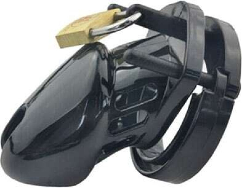 Chastity Cage Mini Locky Black 6 x 3,2 cm Kyskhetsbur