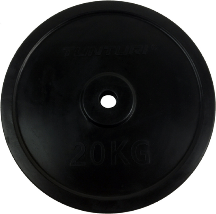 Rubber Weightplate 20 kg Ø30