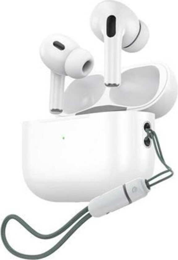 Wireless earphones TWS BL129 with induction charging (white)