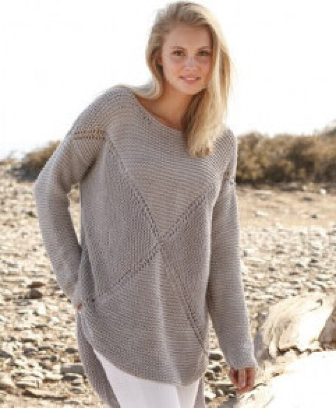 Hugs and kisses by DROPS Design - Genser Strikkeoppskrift str. S - XXX - XXX-Large