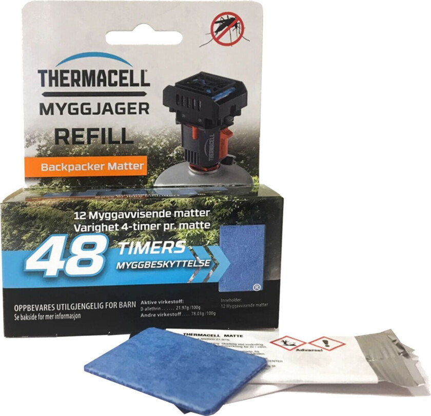 Mot Mygg Backpacker Refill 48 Timer