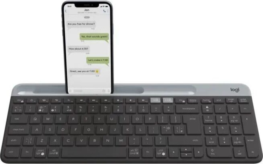 Bilde av Slim Multi-device K580 Trådløs Nordisk Tastatur