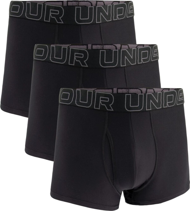 Under Armour Performance Tech 3" 3 Pack, boksershorts, herre Black/Black/Black