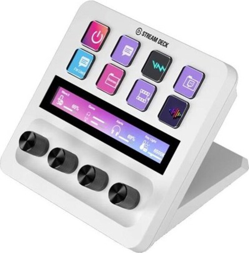 Stream Deck + - Tastatur - Hvit