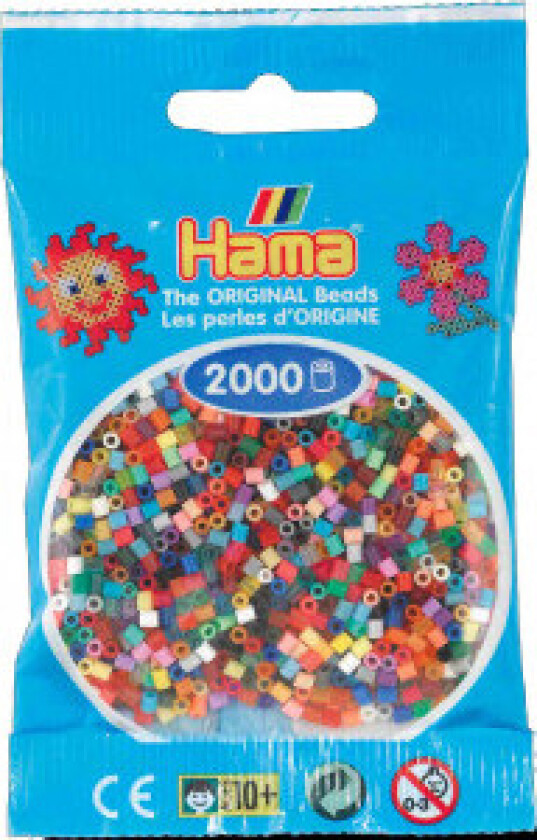 Mini Beads 501-00 Mix 00 - 2000 stk.