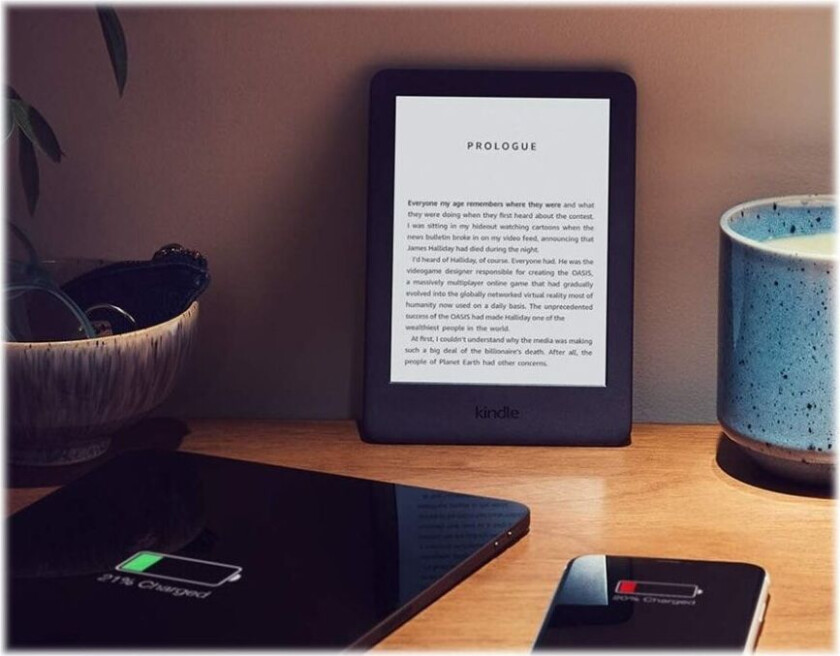 Kindle All-New - 11. generasjon - eBook-leser - 16 GB - 6 monokrom E Ink - berøringsskjerm - Wi-Fi 5, Bluetooth - svart - Lockscreen Ad-Supported