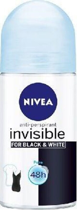 Invisible Black & White Deodorant Roll-On