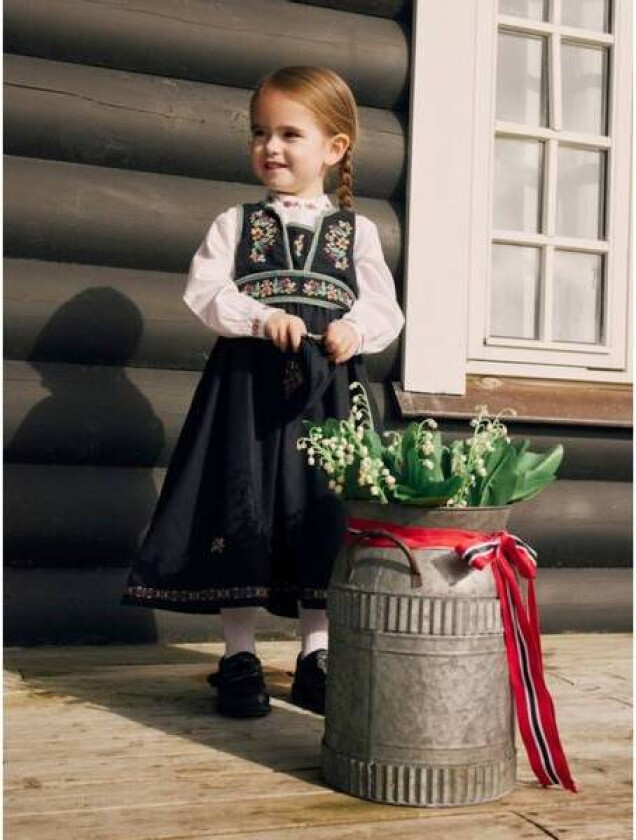 Bilde av Name It - Festdrakt / Bunad - Dark Sapphire/ Hedge Green