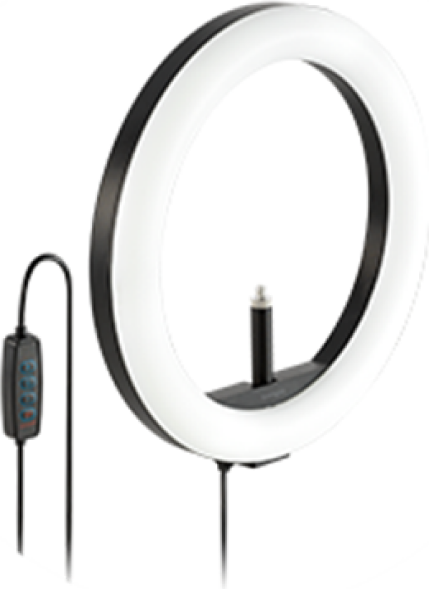 L1000 Bicolour Ring Light with Webcam Mount