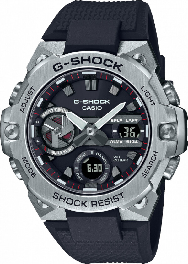 G-Shock Steel Gst-B400-1aer Sølv/svart Sølv/Svart unisex