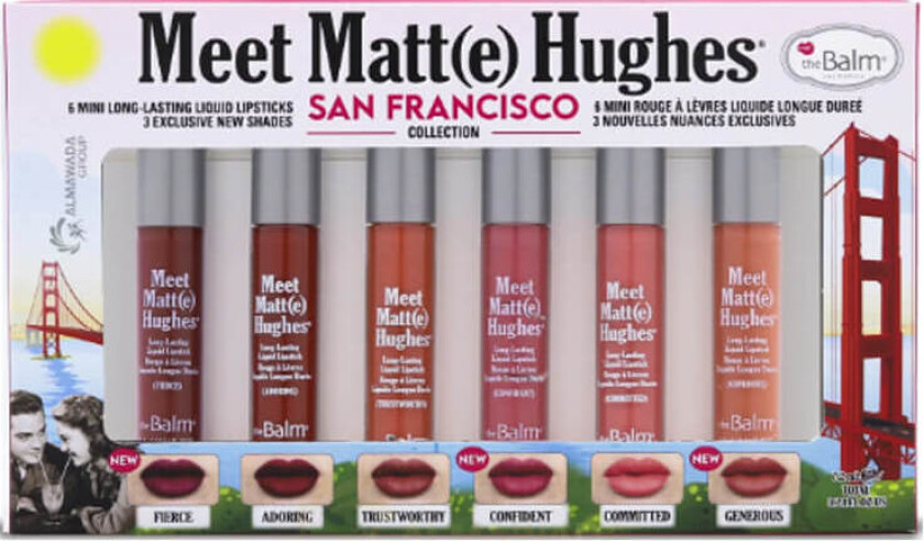 the Balm Meet Matte Hughes Mini Kit San Francisco Collection, 7,2 ml the Balm Leppestift