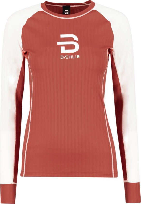 Endurance Tech Long sleeve, superundertøy dame Dusty Red