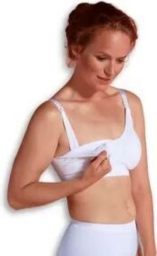 Graviditets- og Amme-BH Hvid str. Small