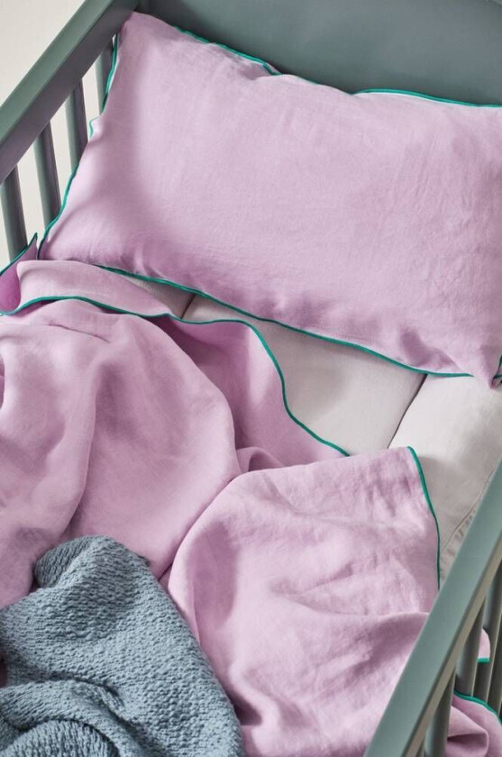 MINI sengesett sprinkelseng Orkidélilla