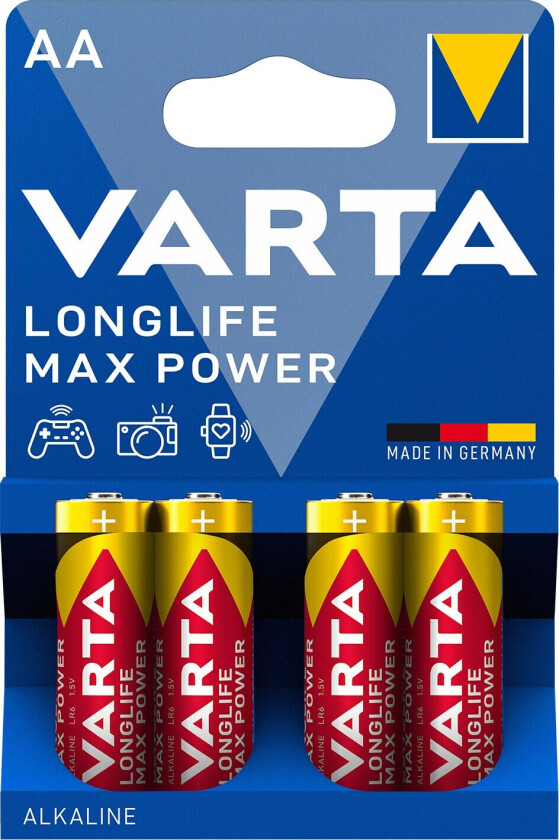 AA-batteri VARTA Max Power, 4 stk.