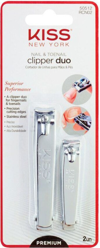 Nail And Toenail Clipper Duo 2pcs