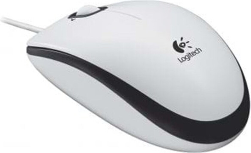 B100 Optical USB Mouse - Mus - Optisk - 3 knapper - Hvit