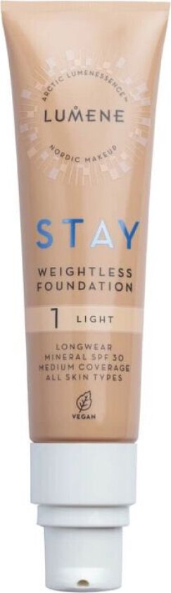 Stay Weightless Foundation SPF 30 1 Light