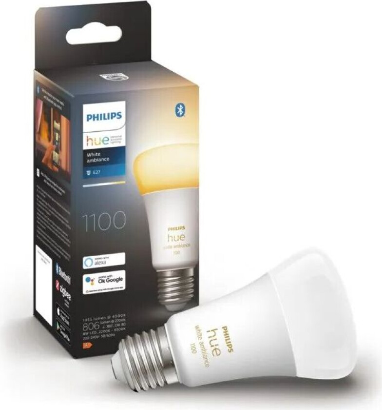 Ambiance Smart LED-pære E27 806 lm 1-pk.