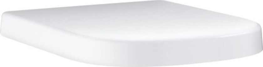Euro Ceramic toalettsete, soft close, avtagbar, hvit