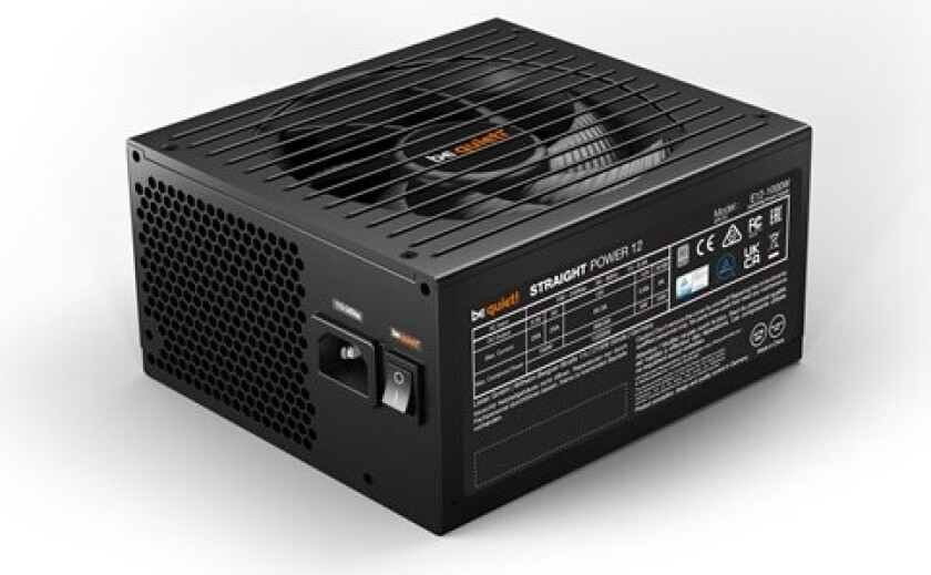Bilde av Straight Power 12 Platinum 1000W Strømforsyning (PSU) - 1000 Watt - 135 mm - 80 Plus Platinum sertifisert