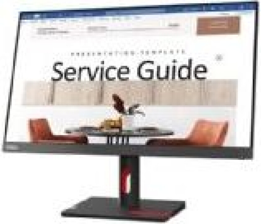 ThinkVision S24i-30 - LED-skjerm - 24 (23.8 synlig) - 1920 x 1080 Full HD (1080p) - IPS - 250 cd/m² - 1300:1 - 4 ms - ravnsort