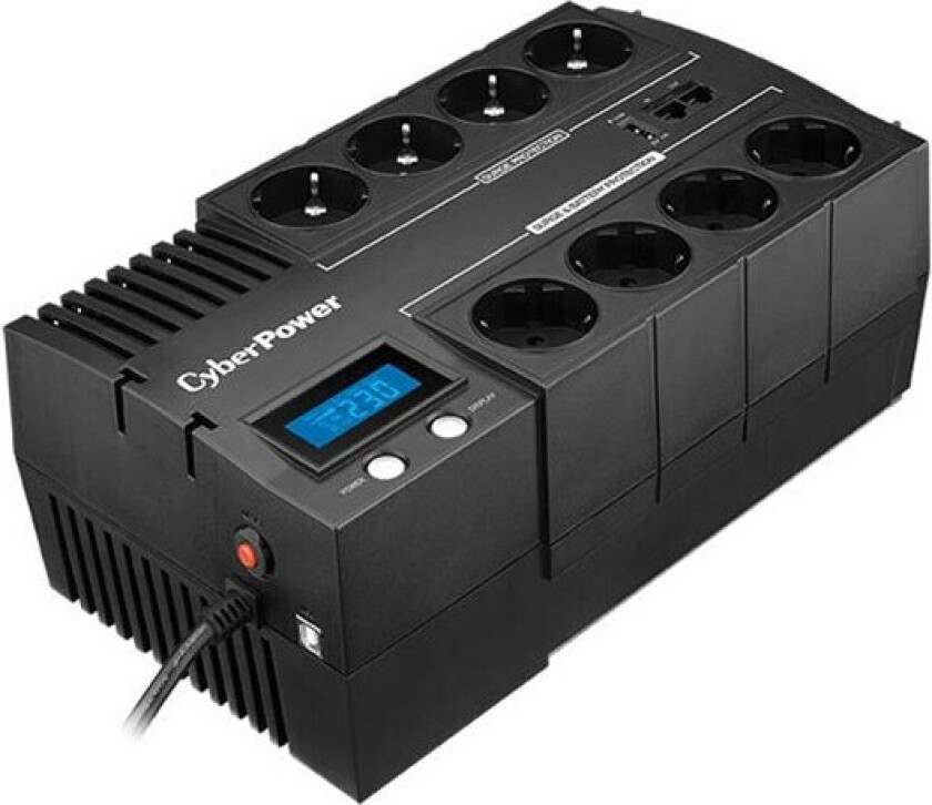 BR700ELCD 700VA / 420W 8x Schuko Outputs