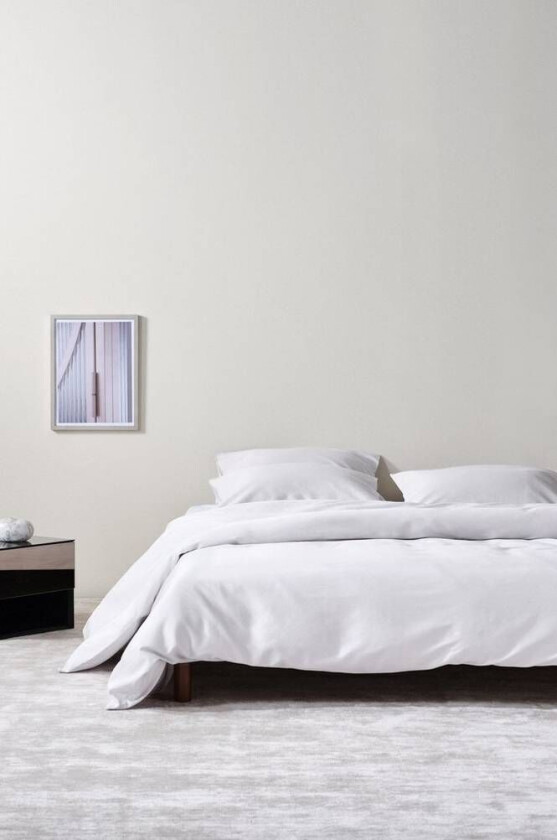 ZACK SATIN sengesett dobbeltseng - økologisk Hvit