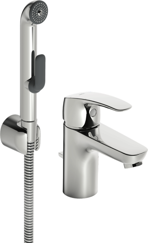 Safria 1008F servantbatteri, krom