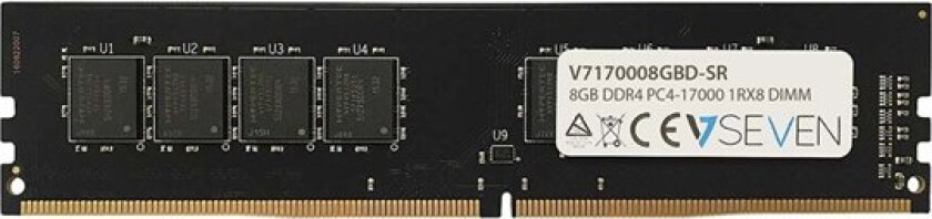 - DDR4 - module - 8 GB - DIMM 288-pin - 2133 MHz / PC4-17000 - unbuffered