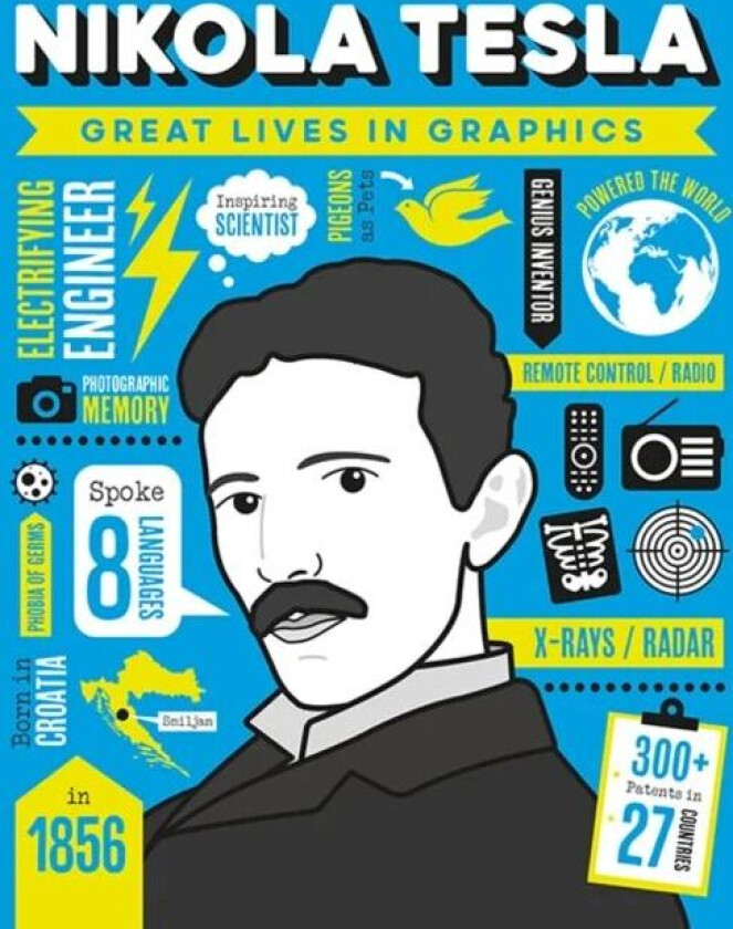 Great Lives in Graphics: Nikola Tesla av GMC Editors