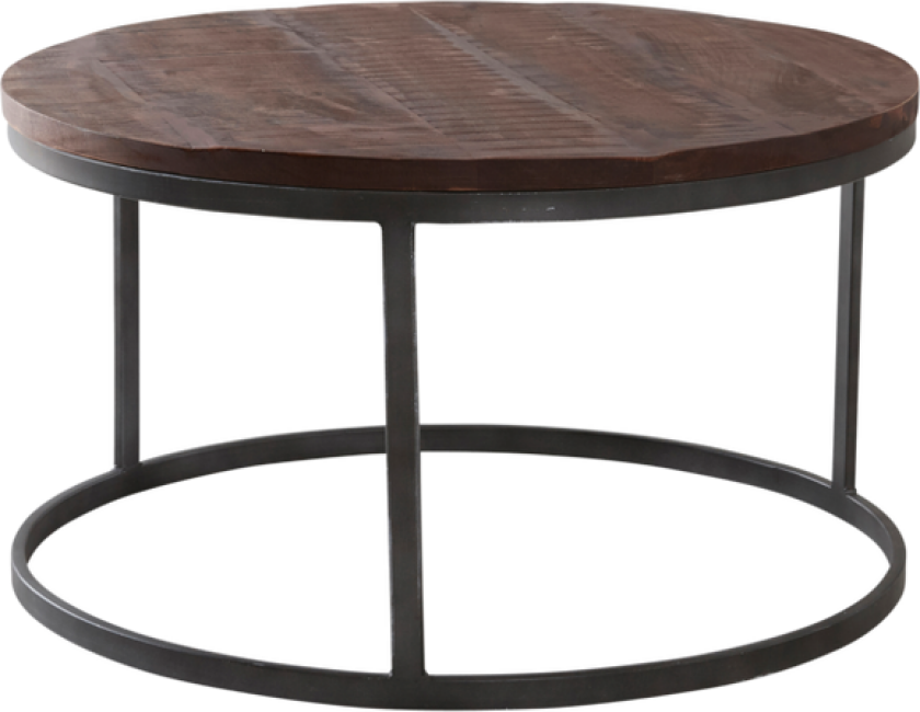 sofabord ø 76 cm Brun