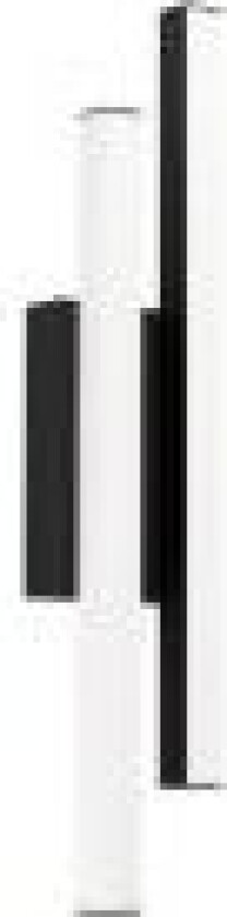 Serricella, Vegglys, Sort, Hvit, Plast, Stål, IP55, Fasade, I