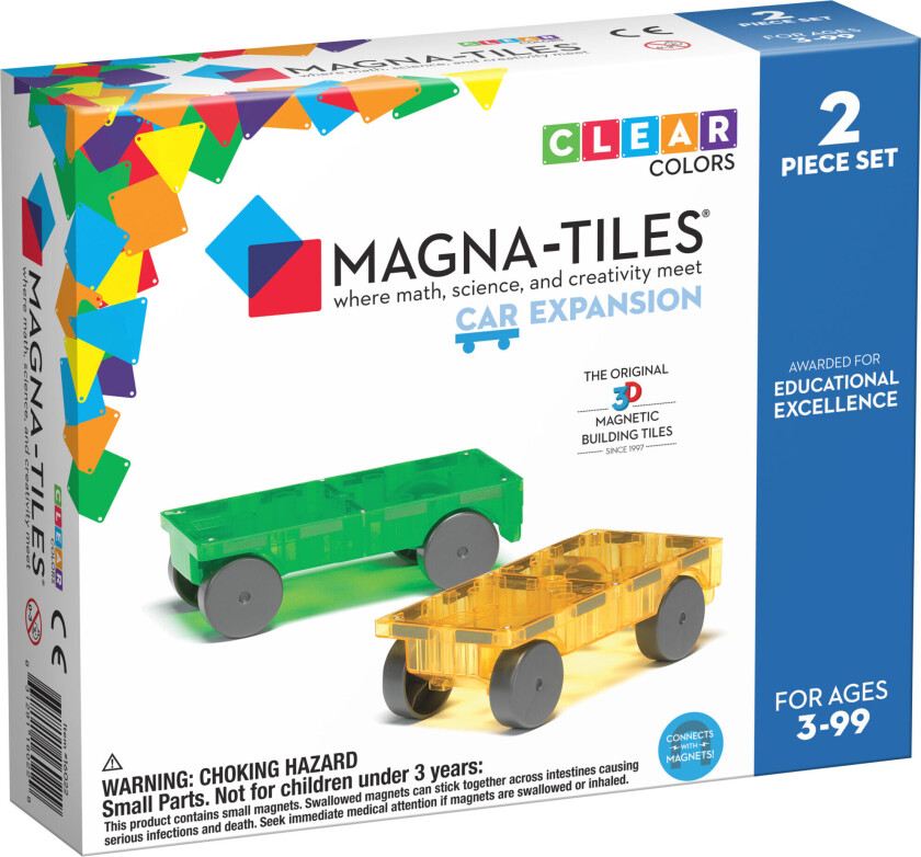 Bilde av Magna-Tiles - Cars 2 pcs expansion set - (90216)