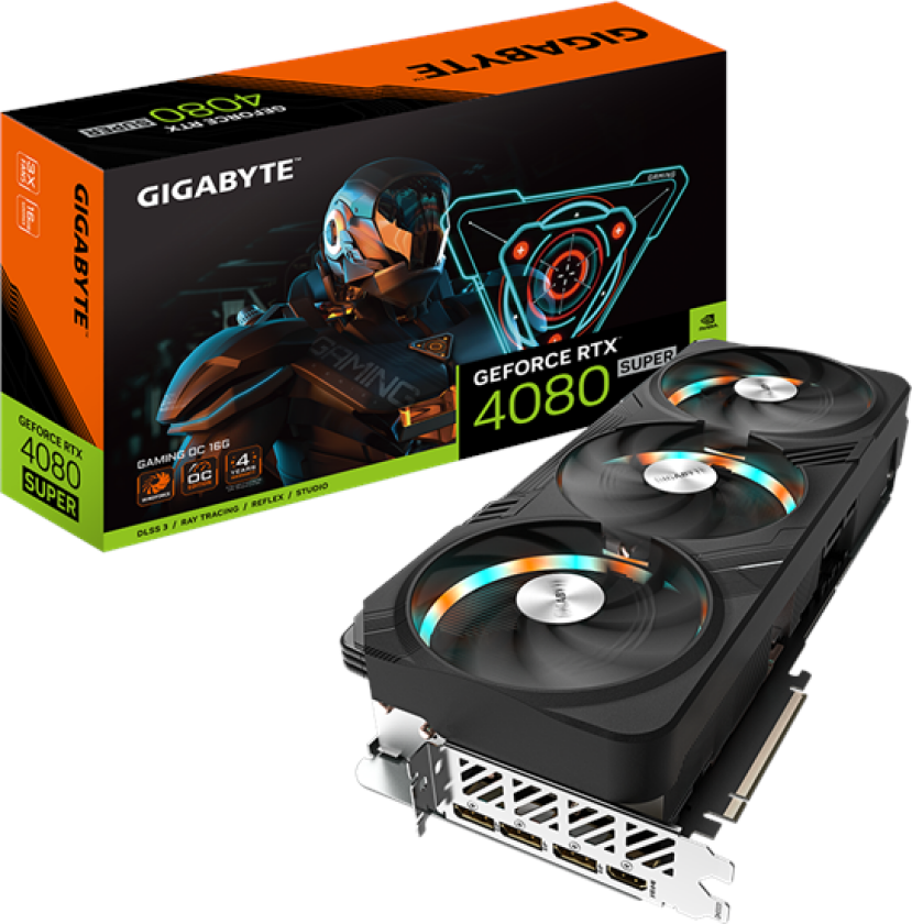 GeForce RTX 4080 SUPER GAMING OC - 16GB GDDR6X RAM - Grafikkort