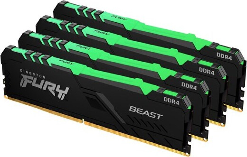 FURY Beast RGB DDR4-2666 C16 QC - 64GB