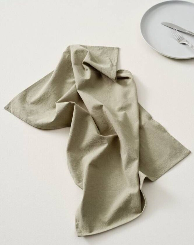 kjøkkenhåndkle 1-pk Salviegrønn