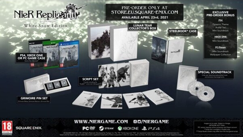 NieR Replicant ver.1.22474487139... (White Snow Edition) - Sony PlayStation 4 - RPG