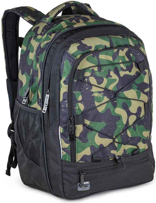 Survivor Skolesekk Green Camou