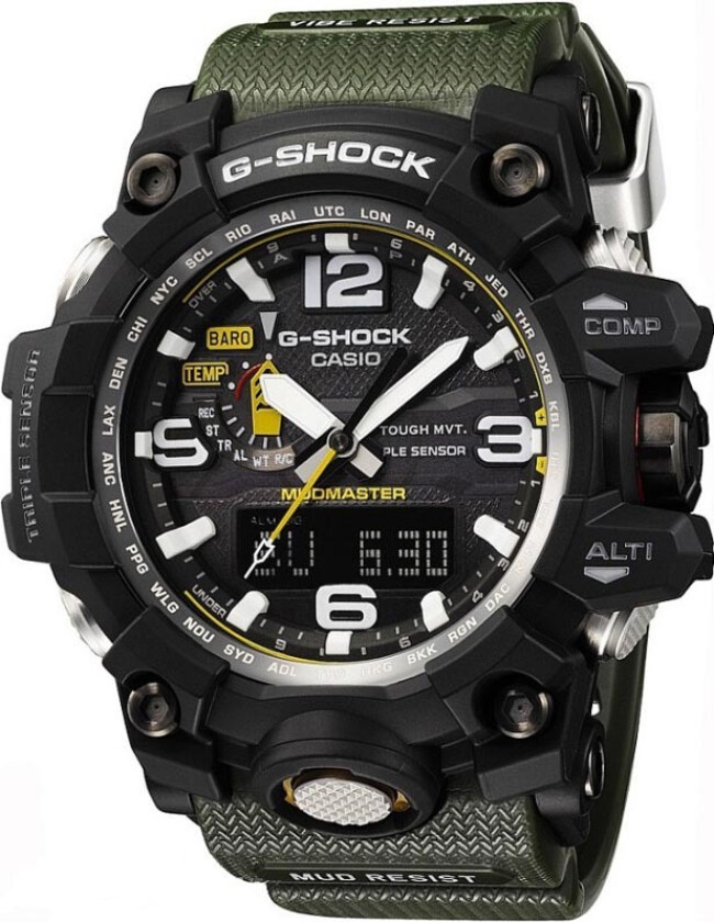 G-Shock Mudmaster Gwg-1000 Olivengrønn Olivengrønn unisex