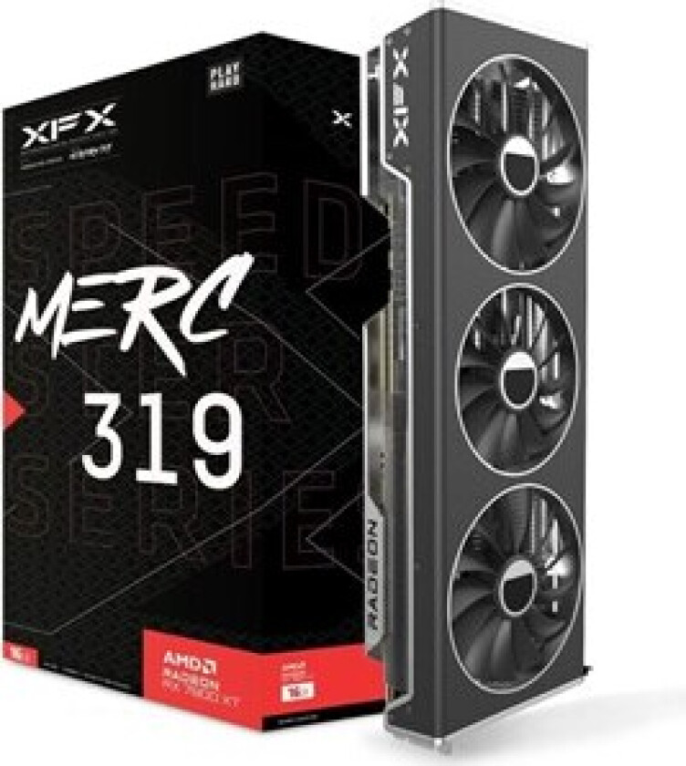 Pine XFX Radeon RX 7800 XT Speedster MERC 319 Black