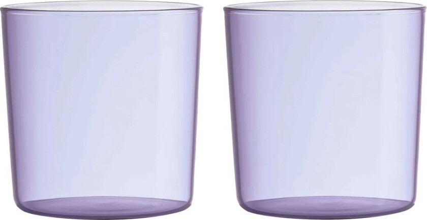 Kids Eco drikkeglass 2-pakning Purple