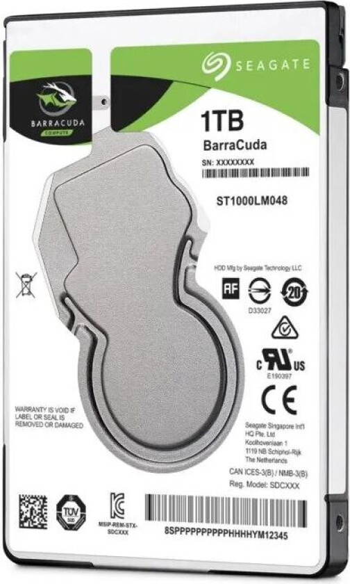 Bilde av Barracuda Laptop Intern harddisk 2,5" 1 TB