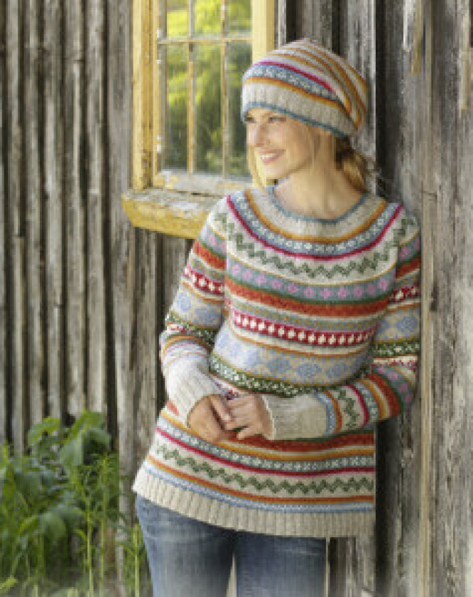 Winter Carnival by DROPS Design - Genser Strikkeoppskrift str. S - XX - XXX-Large