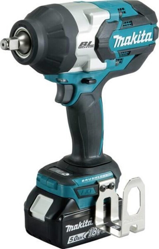 DTW1002RTJ - Støtskiftenøkkel - trådløs - 3 hastigheter - 1/2 firkantdrev - 1000 N·m - 2 batterier - 18 V - Uten batteri og opplader