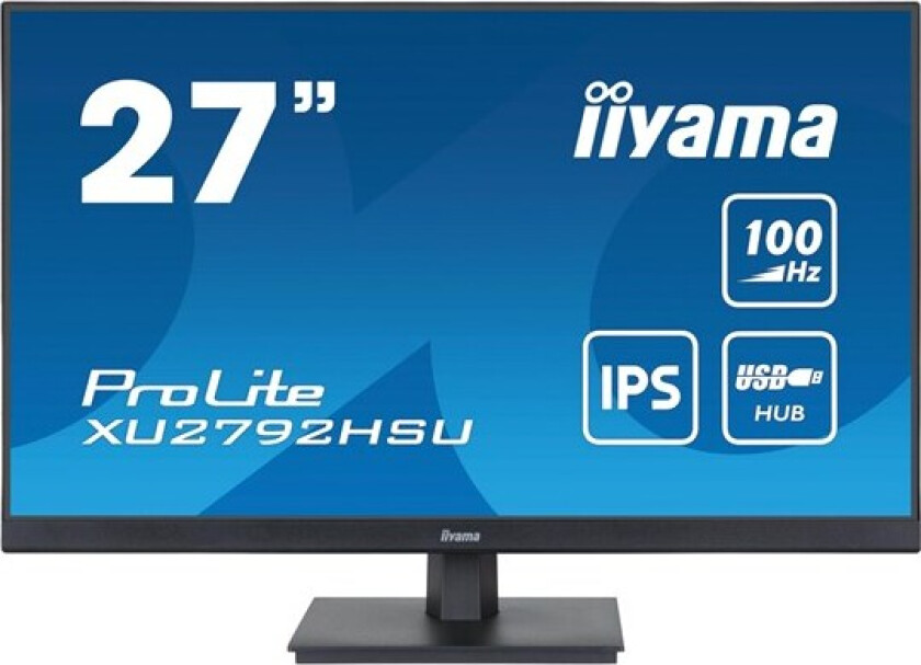 27" iiyama ProLite XU2792HSU-B6 - LED monitor - Full HD (1080p) - 27" - 1 ms - Skjerm