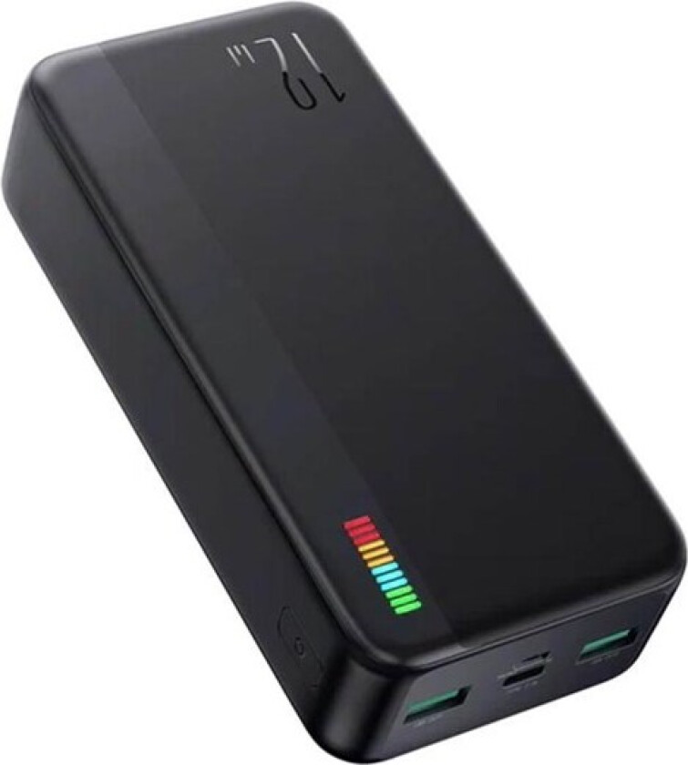 Dazzling 12W Power Bank 30000mAh JR-T018 (black) Nødlader - Svart - 30000 mAh