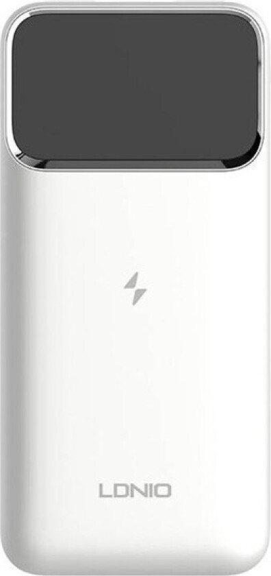 Powerbank PQ11 15W 10000mah (white) Nødlader - Hvit - 10000 mAh