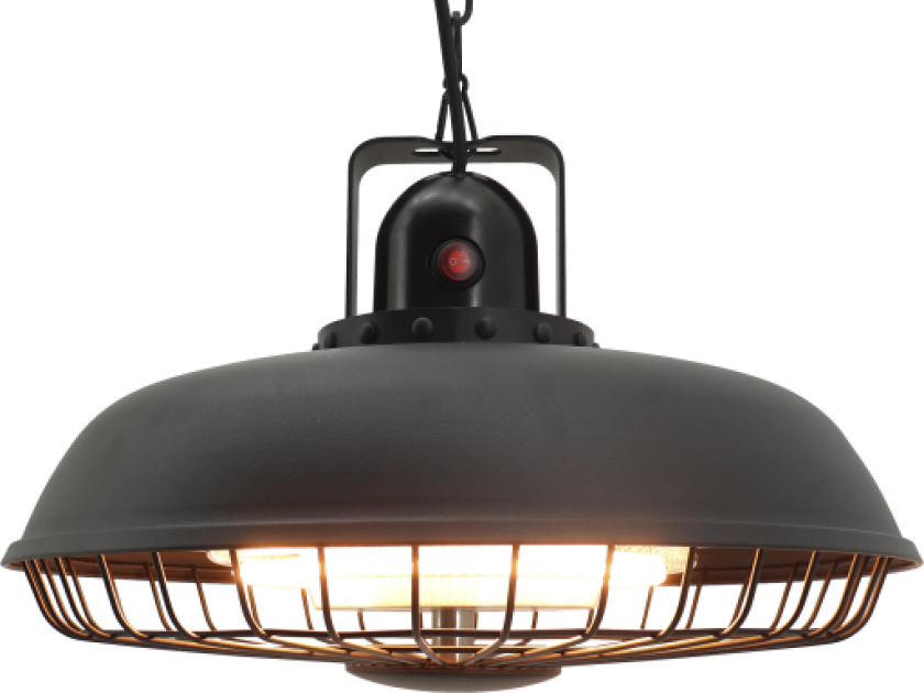 HORTUS Terrassevarmer 600/1200/1800W takmontert, fjernkontroll, softtouch