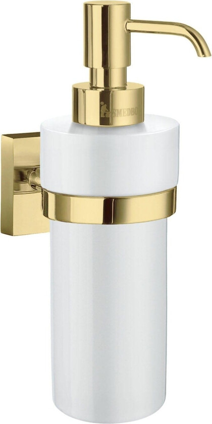 House såpedispenser, polert messing